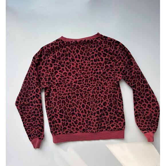 Nike Women's Sportwear Leopard‎ Pink Pullover  Fleece Crewneck Sweater Size XS - Picture 5 of 5